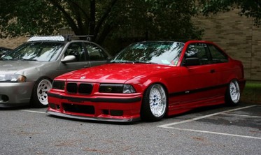Черные решетки радиатора BMW E36 рестайлинг фото