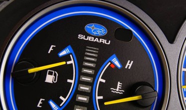 Плазмові накладки на шкали приладів Subaru Impreza 2000-2007 вар. 1 фото
