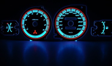 Тюнинговые накладки на панель приборов Mitsubishi Eclipse 2G вер. 3 фото