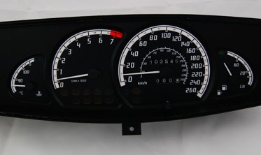 Тюнінгові накладки на шкали приладів Opel Omega B/C вер. 1 фото