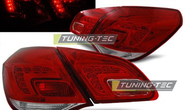 Тюнинговые фонари задние с диодами OPEL ASTRA J хетчбек фото