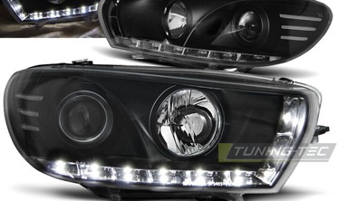 Фари передні VOLKSWAGEN SCIROCCO 2008-2014 з діодним рядком фото