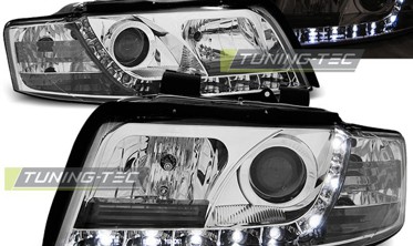 Фары передние Sonar AUDI A4 B6 00-04 Daylight chrome фото