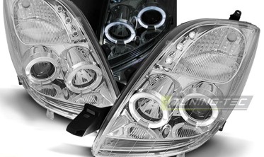 Тюнинговые фары передние TOYOTA YARIS 2006-2009 фото