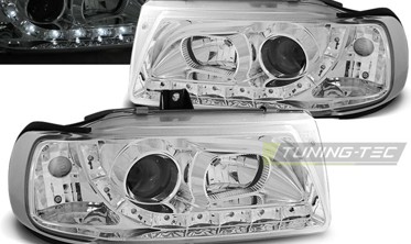 Передні фари із діодами SEAT IBIZA 2, CORDOBA 1, VW Polo 6N sedan/kombi фото