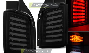 Темні led ліхтарі задні VW T5 04.03-09 / 10-15 Transporter  фото