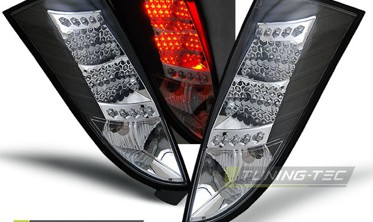 Діодні задні ліхтарі FORD FOCUS MK1 хетчбек BLACK фото