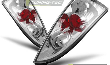 Хромированные фонари (стопы тюнинговые) FORD FOCUS МК1 хетчбек фото