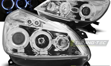 Фари передні з кільцями RENAULT CLIO 3 фото