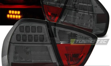 Тонированные лед фонари задние BMW 3 седан E90 2005-2008 фото