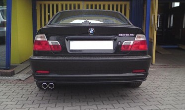 Модельный глушитель Ulter BMW E46 (два входа) (102-229/70RS) фото