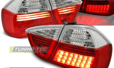 Led стопы (фонари задние) BMW 3 E90 седан 05-08 red white фото
