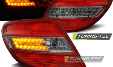 Тюнинг фонари задние MERCEDES W204 седан 2007-2010 с диодными поворотами фото