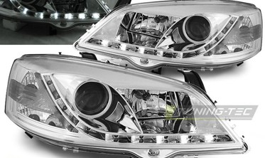 Новые фары передние с диодами OPEL ASTRA G МК2 фото