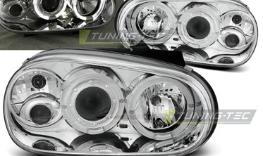Тюнінг фари передні VOLKSWAGEN GOLF IV 4 angel eyes фото