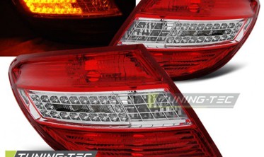 Фонари задние с led поворотами MERCEDES W204 дорестайл седан фото