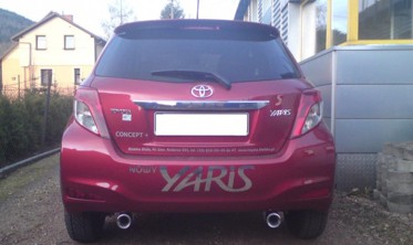 Модельный глушитель Toyota Yaris III (128-311/07-2) фото