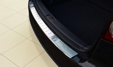Накладка на бампер с загибом Volkswagen Golf V Plus  фото