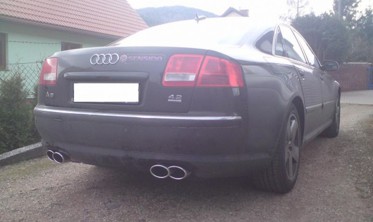 Модельний глушник Audi A8 4E Quattro (101-411/55) фото