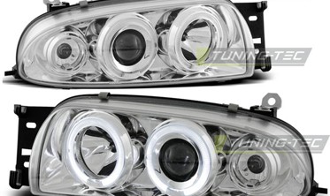Передні фари з кільцями FORD FIESTA МК4 фото
