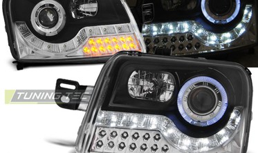 Передні фари з Led поворотами FIAT PANDA фото