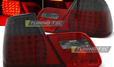 Led фонари задние BMW E46 купе дорестайл red smoke фото