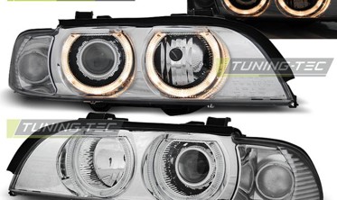 Ксенонові фари передні BMW 5 E39 angel eyes фото