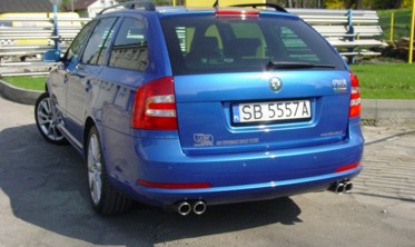 Модельний глушник Skoda Octavia II RS (125-410/70RS) фото