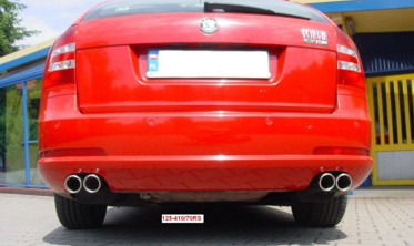 Модельний глушник Skoda Octavia II RS (125-410/70RS) фото