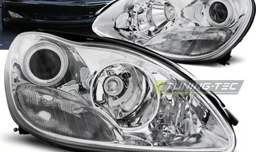 Новые линзованные фары передние MERCEDES S W220 1998-2005 фото