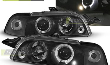 Черные фары (оптика передняя) FIAT PUNTO I фото