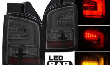 Фонари задние LED BAR VOLKSWAGEN T5 ляда дорестайл фото