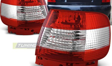 Хрустальные задние фонари Audi A4 B5 седан фото