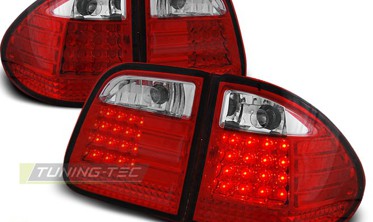 Тюнинговые фонари задние с диодами MERCEDES W210 KOMBI фото