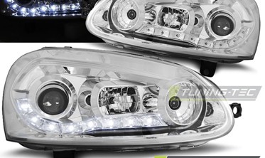 Тюнинг фары передние с диодами VOLKSWAGEN GOLF V 5 / Jetta фото