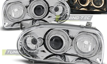 Передние фары с линзами VOLKSWAGEN GOLF 3 фото