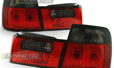 Тюнінгові ліхтарі (задні стопи) BMW 5 E34 sedan red smoke фото