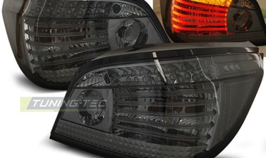 Тоновані led ліхтарі BMW 5 sedan E60 дорестайл фото