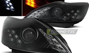 Диодные фары передние с линзами FORD FOCUS 2 2008-2010 фото