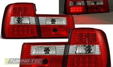 Led фонари задние BMW 5 E34 седан (красные) фото