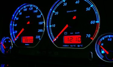 Светящиеся накладки в щиток приборов Volkswagen Golf 3, Vento, Jetta 3, Polo 6N вар. 2 фото