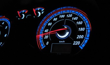 Светящиеся тюнинг накладки на шкалы приборов Skoda Fabia 1 фото