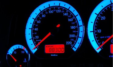 Тюнінгові накладки на шкали приладів Volkswagen Golf 3, Vento, Jetta 3, Polo 6N вар. 1 фото