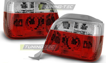 Задні ліхтарі (тюнінг оптика) BMW E36 TOURING red white фото
