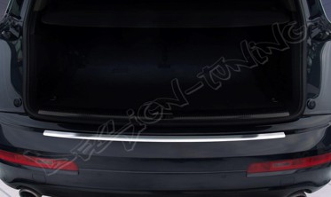 Накладка на бампер с загибом AUDI Q7 (2006-2009) фото