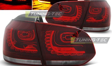 Новые фонари задние диодные VOLKSWAGEN GOLF VI красно-белые фото