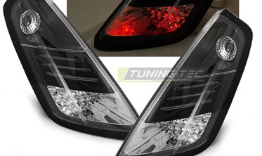 Чорні діодні ліхтарі задні FIAT GRANDE PUNTO фото
