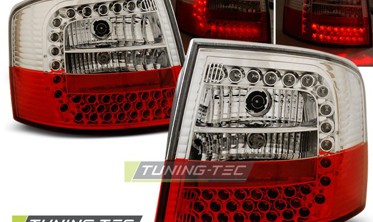 Діодні ліхтарі задні red white AUDI A6 C5 avant фото