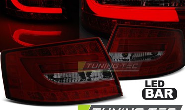 Фонари задние AUDI A6 C6 sedan red smoke фото