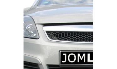 Решітка радіатора Opel Zafira B (JOM) чорна з хром смугою фото